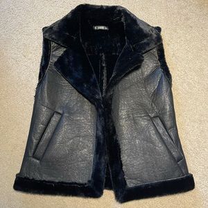 Leather vest
